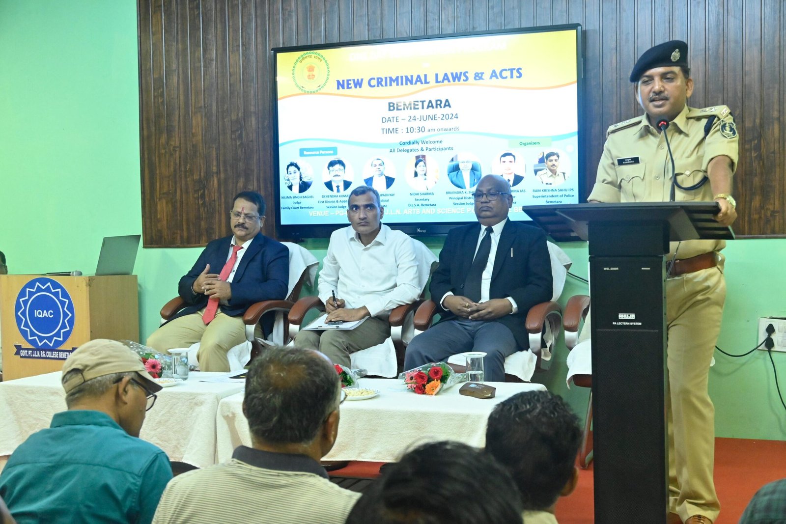 दंड संहिता 1860 अब न्याय संहिता 2023, 1 जुलाई से होगा लागू, कानूनों में हुए बदलाव को लेकर कार्यशाला, देखिए पूरी खबर