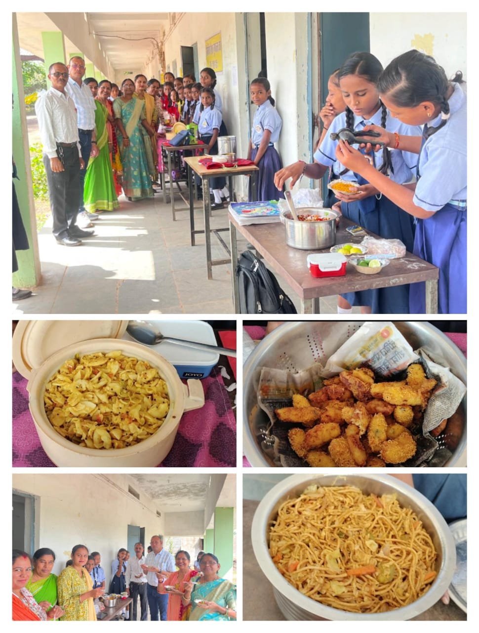 पोषण आहार माह के अंतर्गत पौष्टिक भोजन प्रदर्शनी