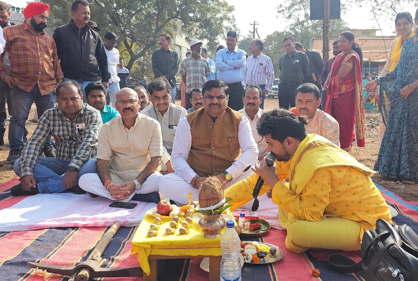 दुर्ग में दो जगह सिंचाई कॉलोनी, 6 करोड़ से नवनिर्माण करने विधायक गजेन्द्र यादव ने किया भूमिपूजन