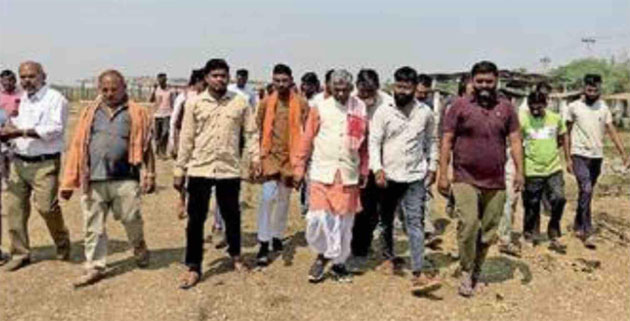 गौ सेवा आयोग अध्यक्ष पटेल ने गौठान का किया निरीक्षण, चारे की मिली कमी