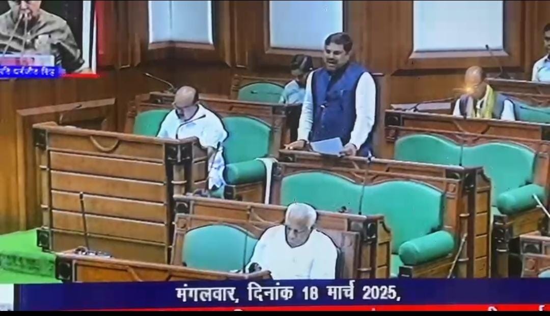 विधायक गजेन्द्र यादव ने कानून-व्यवस्था और तकनीकी सुरक्षा को लेकर सदन में बुलंद की आवाज