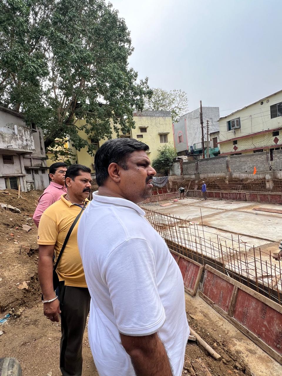विधायक गजेन्द्र यादव की पहल से दुर्ग में तैयार हो रहा स्विमिंग पुल