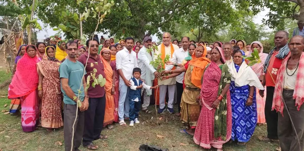 वृक्ष हमारे जीवन का आधार है इनका संवर्धन व संरक्षण हमरा कर्त्तव्य है:  विधायक ललित चंद्राकर