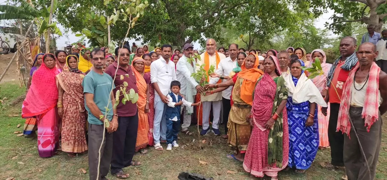 वृक्ष हमारे जीवन का आधार है इनका संवर्धन व संरक्षण हमरा कर्त्तव्य है: विधायक ललित चंद्राकर