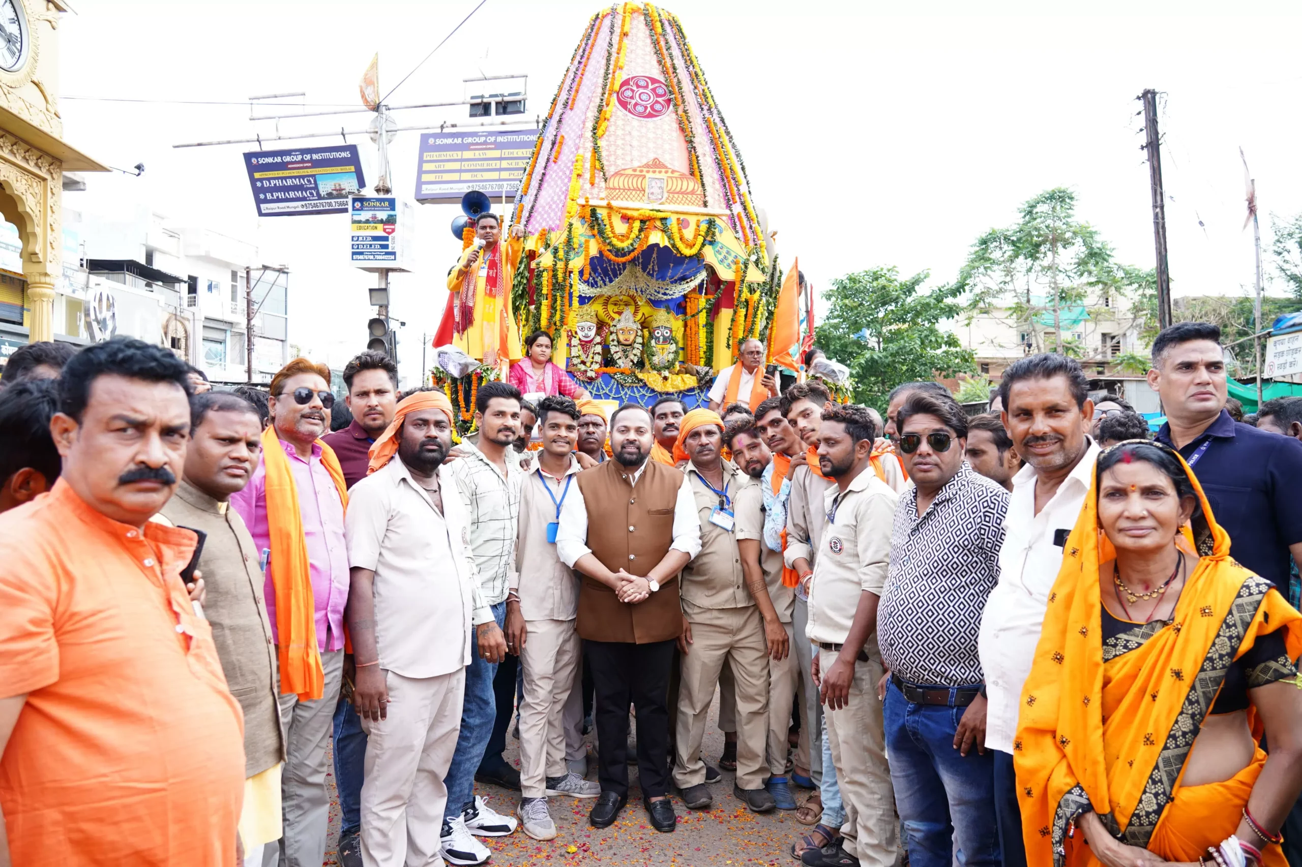 विधायक दीपेश साहू ने भगवान जगन्नाथ की रथयात्रा में शामिल होकर लिया आशीर्वाद