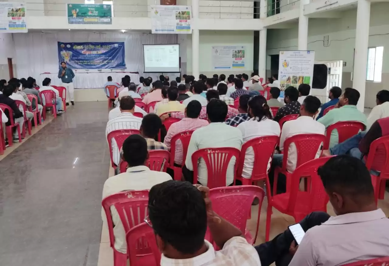 प्रधानमंत्री फसल बीमा योजना अंतर्गत खरीफ 2025-26 हेतु कार्यशाला आयोजित, अऋणी किसानों को भी जोड़ने पर विशेष जोर