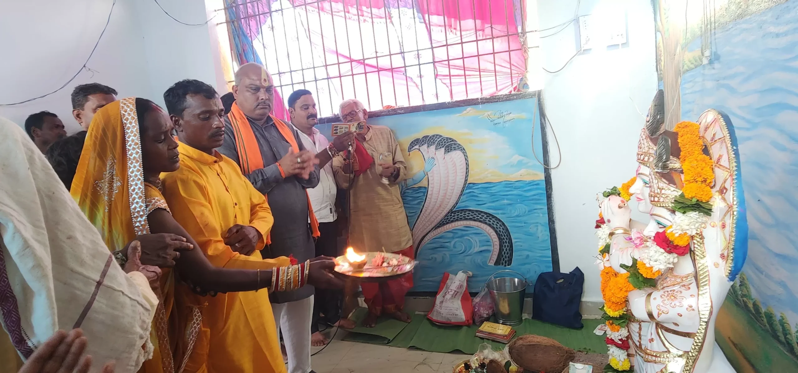 कृष्ण जन्माष्टमी महोत्सव व मूर्ति स्थापना कार्यक्रम में सम्मिलित हुए दुर्ग ग्रामीण विधायक ललित चंद्राकर