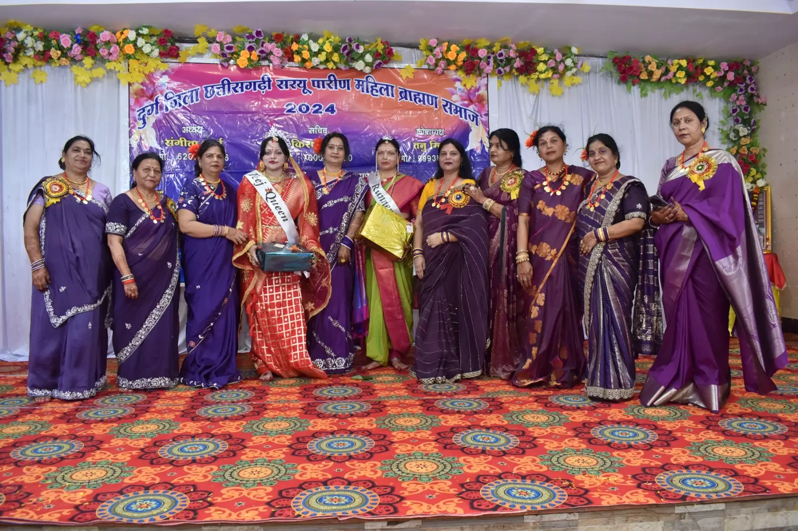 बंगाली दुल्हन बनी नेहा तिवारी ने जीता तीज क्वीन का खिताब, संगीता दीवान ने प्राप्त किया द्वितीय स्थान