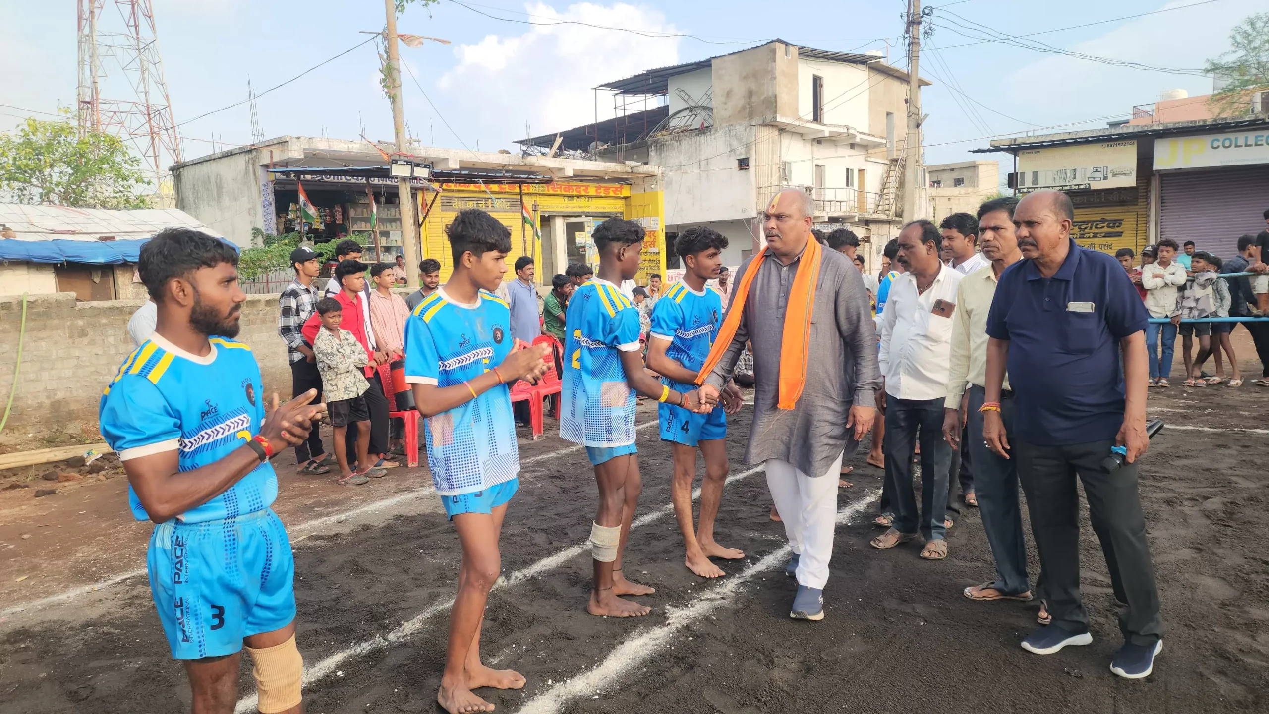 अंजोरा कबड्डी प्रतियोगिता में शामिल हुए दुर्ग ग्रामीण विधायक ललित चंद्राकर