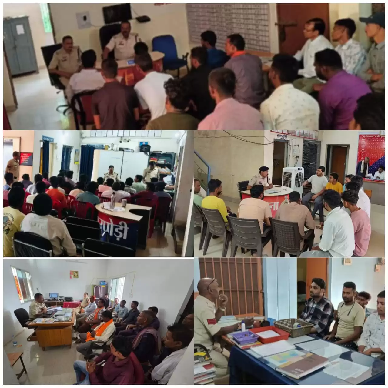 जिले के थाना/चौकी में गणेश उत्सव समितियों के सदस्यों की शांति समिति की मीटिंग लेकर सौहार्द एवं शांति पूर्ण भगवान श्री गणेश उत्सव के पावन पर्व को मनाने हेतु की गई अपील