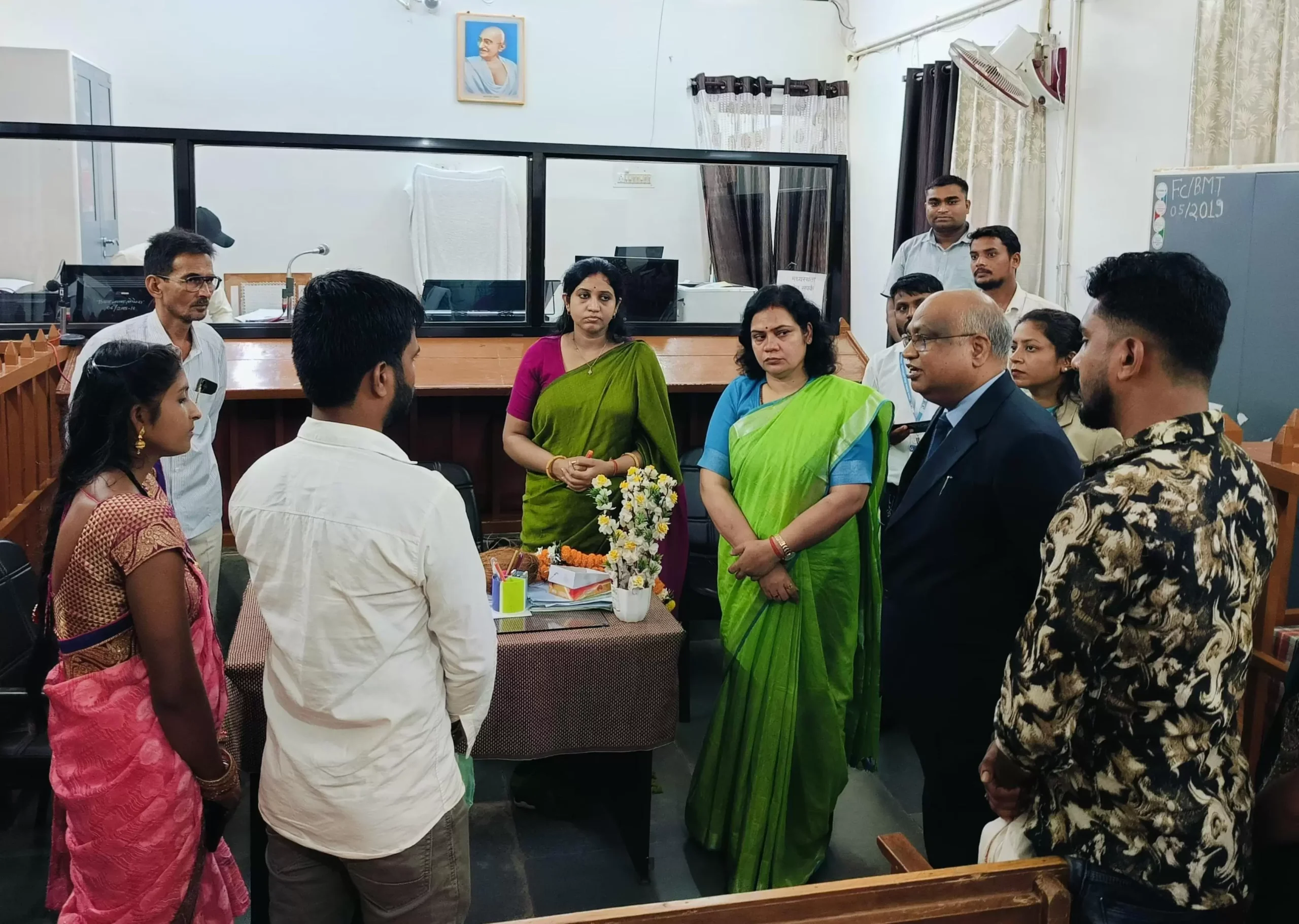 जिला न्यायालय बेमेतरा में नेशनल लोक अदालत का आयोजन