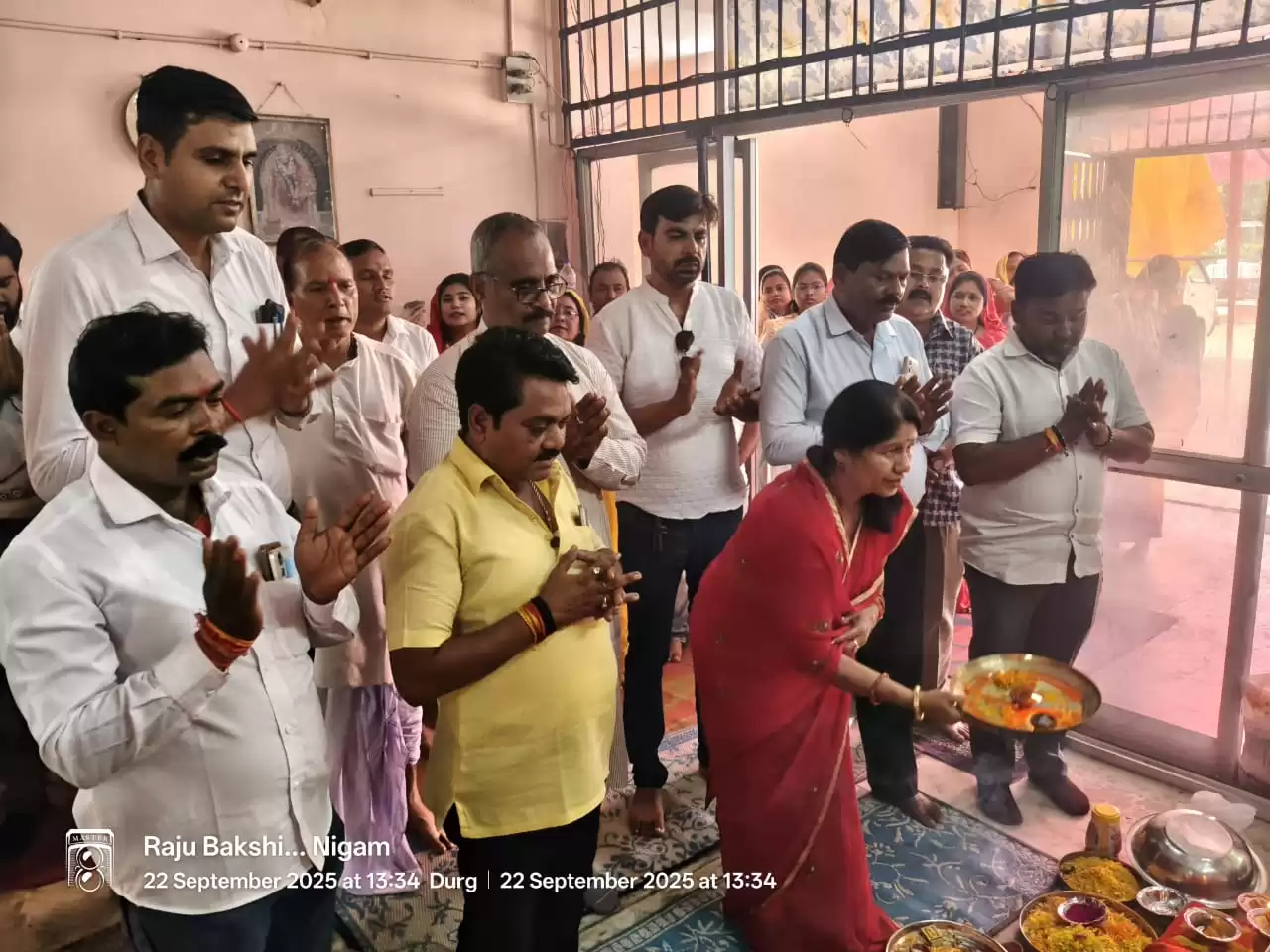 दुर्ग नगर निगम परिसर में शारदीय नवरात्र महोत्सव का शुभारंभ