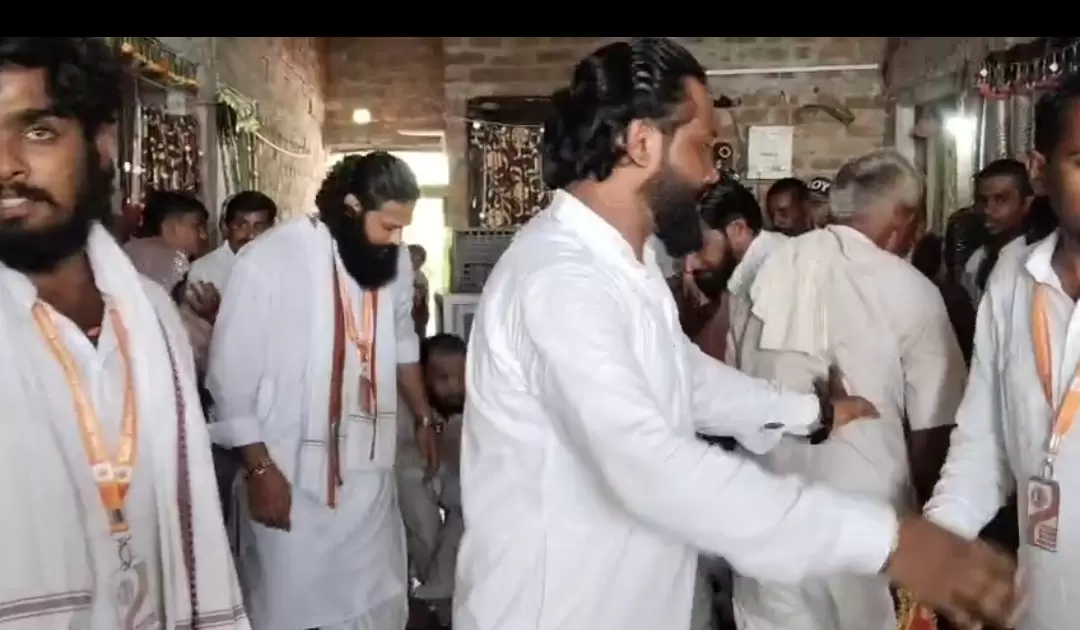 मानवता का संदेश लेकर हथमुड़ी पहुंचे कबीर के वंशावली संत, पगपूजा के साथ पूरे दिन कार्यक्रम