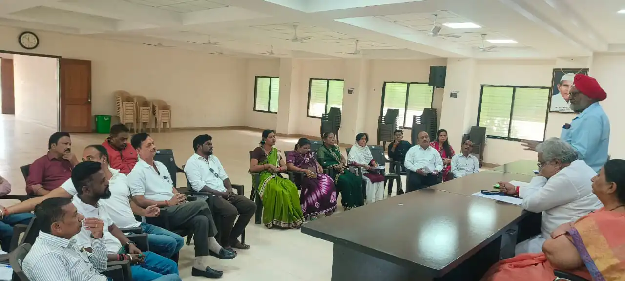 राजीव भवन दुर्ग में SIR के लिए कांग्रेस ने की बैठक