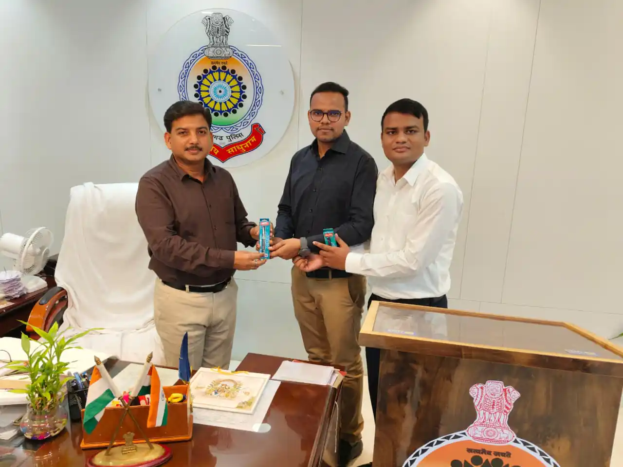 बेमेतरा जिले में निवासरत CGPSC 2024 परीक्षा में चयनित युवाओं को एसएसपी ने दी बधाई