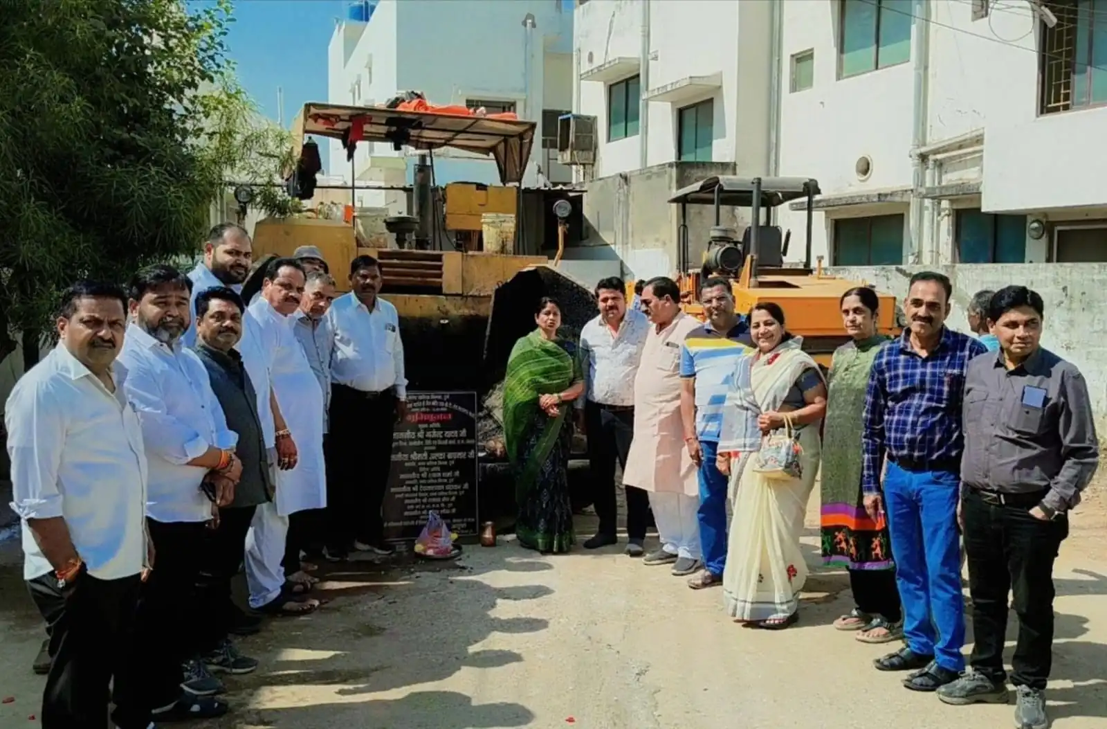 वार्ड 38 ऋषभ नगर को मिली बड़ी सौगात, 12 लाख के डामरीकरण कार्य का भूमिपूजन