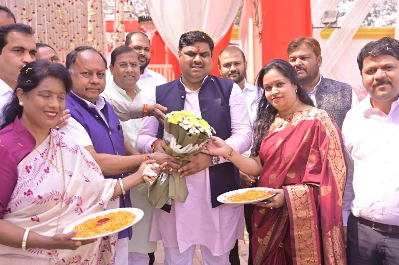 भारतीय जनता पार्टी आर्थिक प्रकोष्ठ एवं व्यापार प्रकोष्ठ छत्तीसगढ़ के तत्वावधान में व्यापारी संवाद का आयोजन