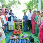 मंत्री गजेन्द्र यादव ने किया वार्ड 16 डोमशेड का लोकार्पण