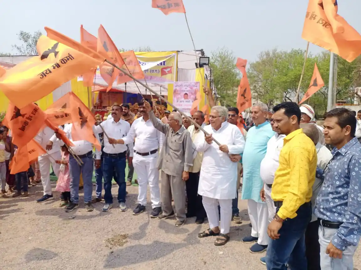 कर्मा जयंती पर दुर्ग में भव्य शोभायात्राएं, अरुण वोरा ने की पूजा-अर्चना