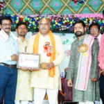 मचांदुर में आयोजित भक्त माता कर्मा जयंती समारोह में शामिल हुए दुर्ग ग्रामीण विधायक ललित चंद्राकर