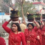 रामनवमी पर शीतला मंदिर में जोत जंवारा, विसर्जन शोभायात्रा में उमड़े श्रद्धालु