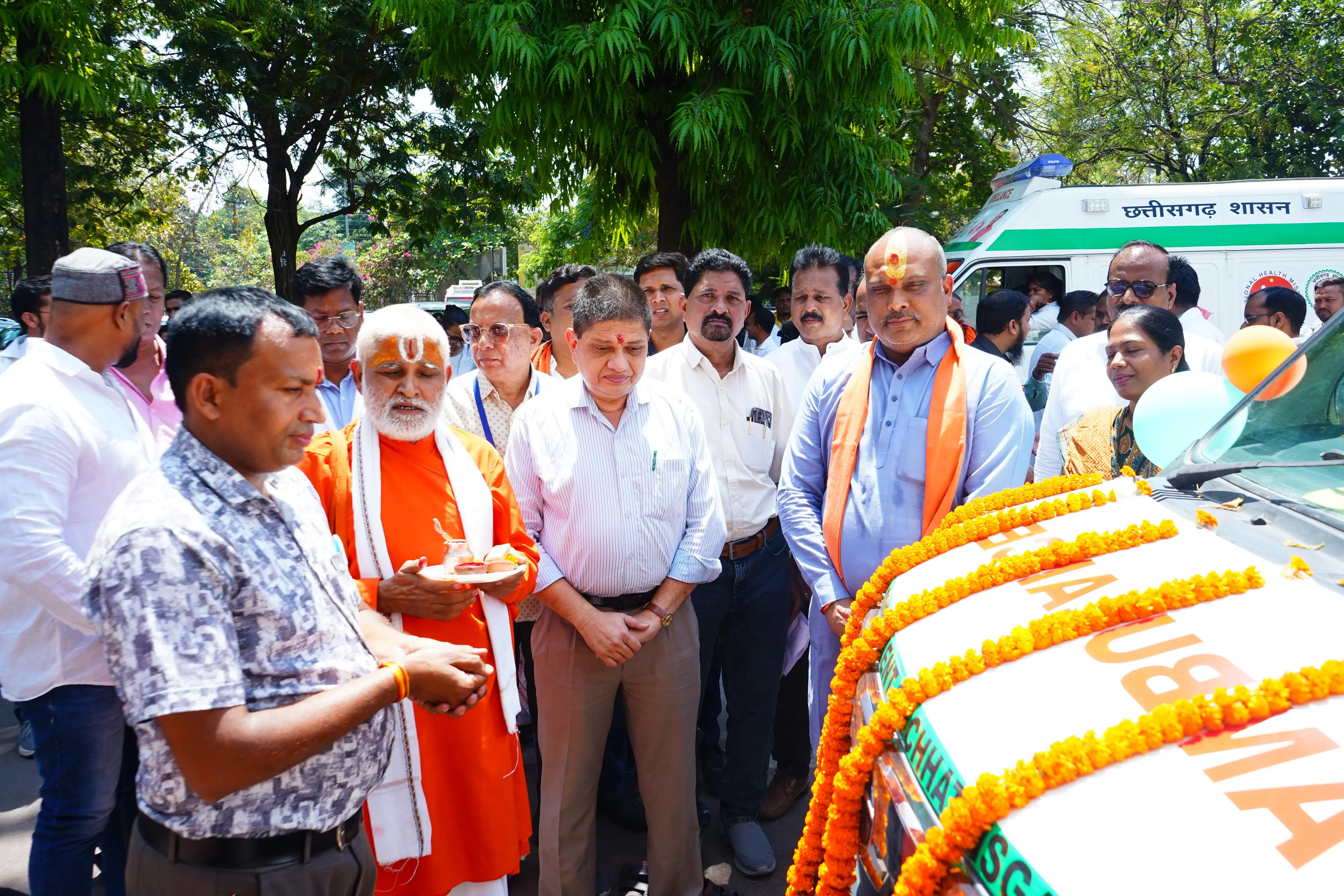 ललित चंद्राकर के प्रयासों से अंडा, निकुम एवं अंजोरा सामुदायिक स्वास्थ्य केंद्रों में 108 एम्बुलेंस की सुविधा मिली