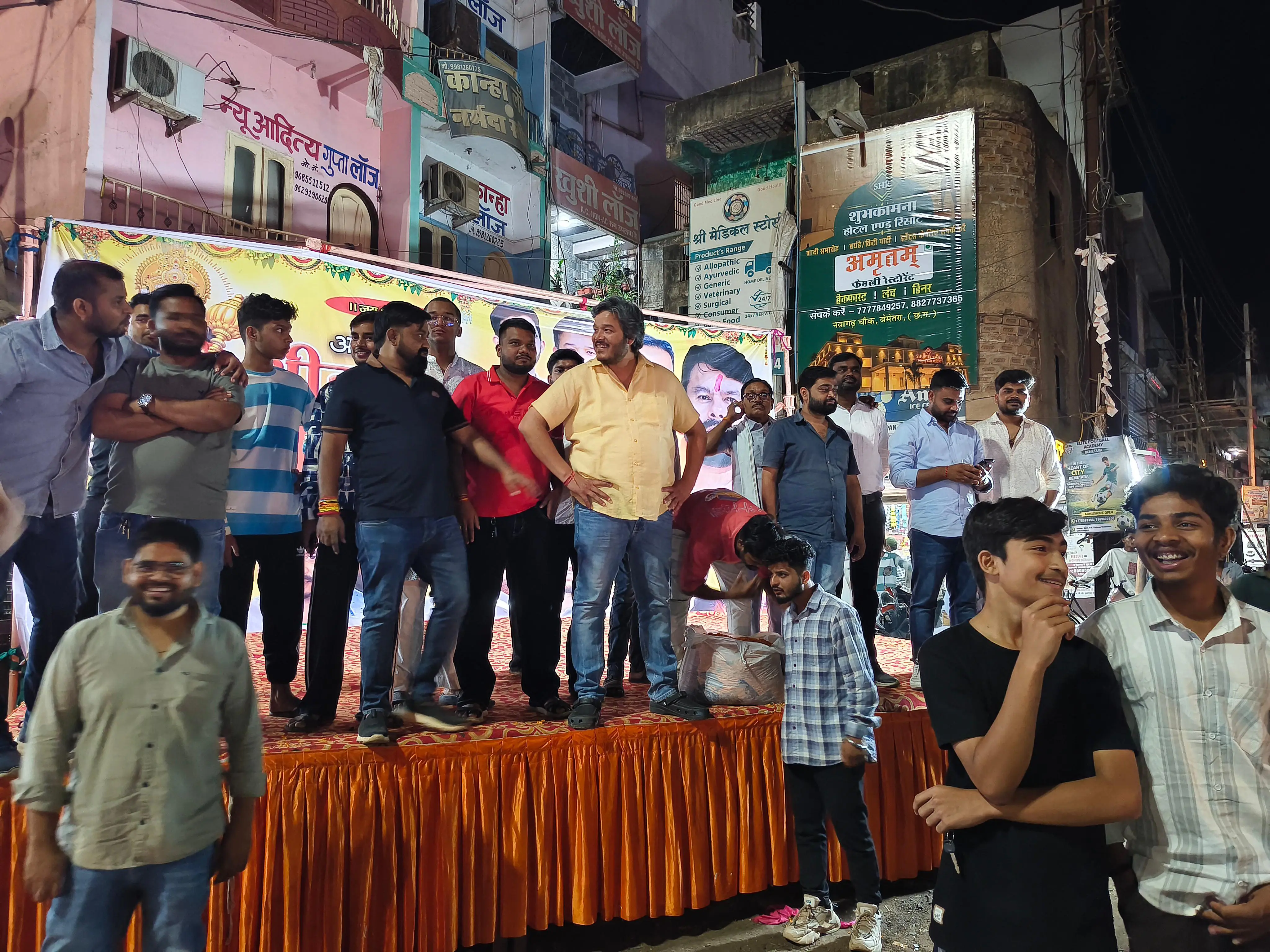 बेमेतरा में हनुमान जयंती पर भव्य झांकियों का स्वागत, युवा कांग्रेस कार्यकर्ताओं में उत्साह