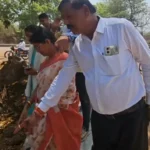 सिकोला नाला निर्माण कार्य का महापौर अलका बाघमार ने किया निरीक्षण