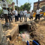 भीषण गर्मी में शक्ति नगर तालाब खाली करने पर बवाल, कांग्रेस जिला अध्यक्ष धीरज बाकलीवाल ने खोला मोर्चा