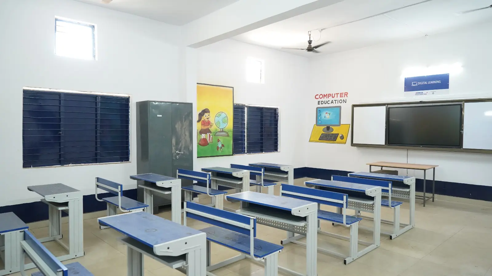 शिक्षा मंत्री गजेन्द्र यादव की पहल, दुर्ग के 11 स्कूल बन रहे स्मार्ट, अगले सत्र से बच्चे पढ़ेंगे स्मार्ट क्लास में