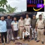 आबकारी विभाग की कार्रवाई, अवैध देशी प्लेन एवं विहस्की शराब के साथ आरोपी गिरफ्तार