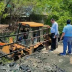 बारिश पूर्व तैयारियों का निरीक्षण, कसारीडीह नाला सफाई कार्य का लोक कर्म प्रभारी देव नारायण चन्द्राकर ने लिया जायजा