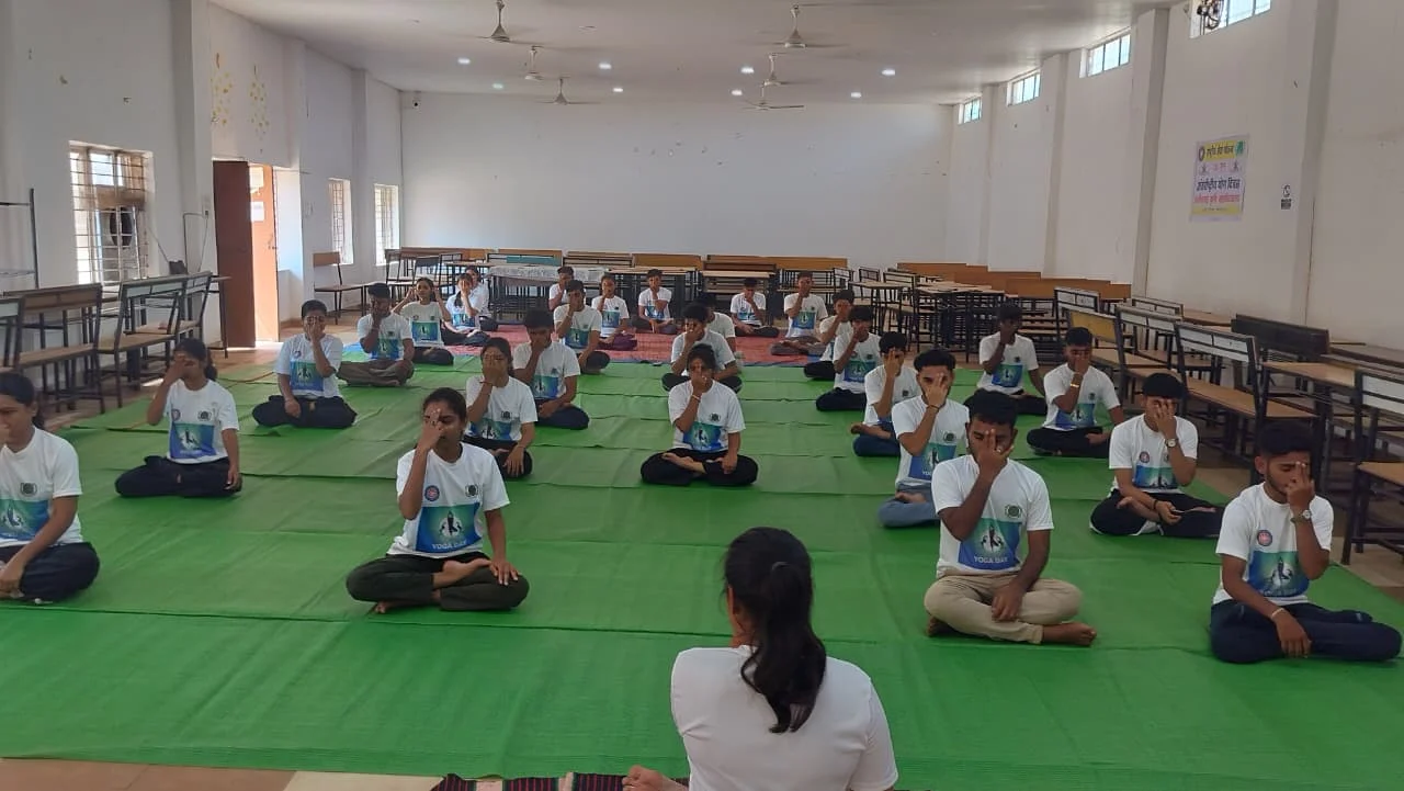 एनएसएस ने मनाया योग दिवस