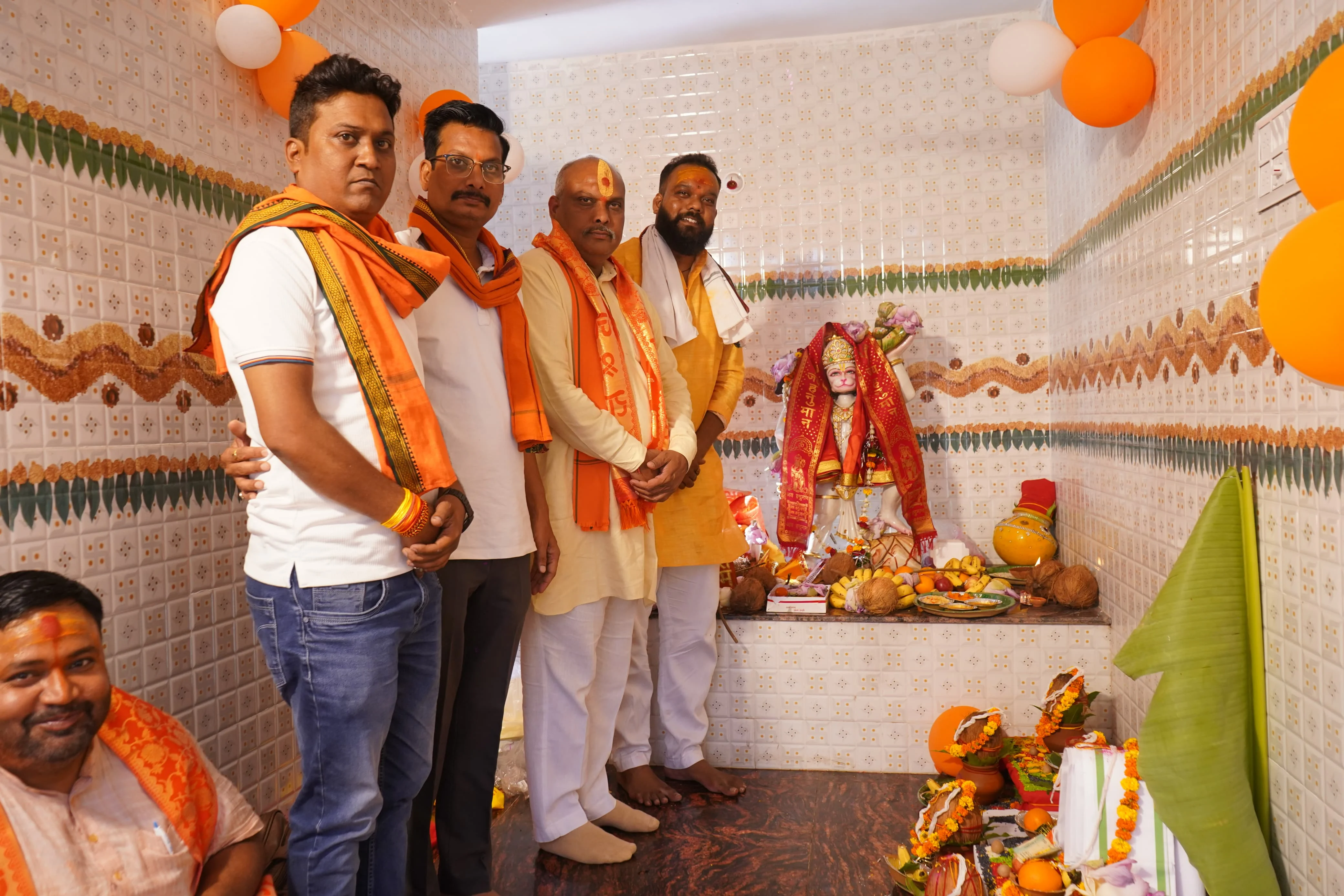 श्याम नगर रिसाली में हनुमान महाराज की प्रतिमा की प्राण प्रतिष्ठा महोत्सव संपन्न, विधायक ललित चंद्राकर ने किया अभिषेक एवं पूजा-अर्चना