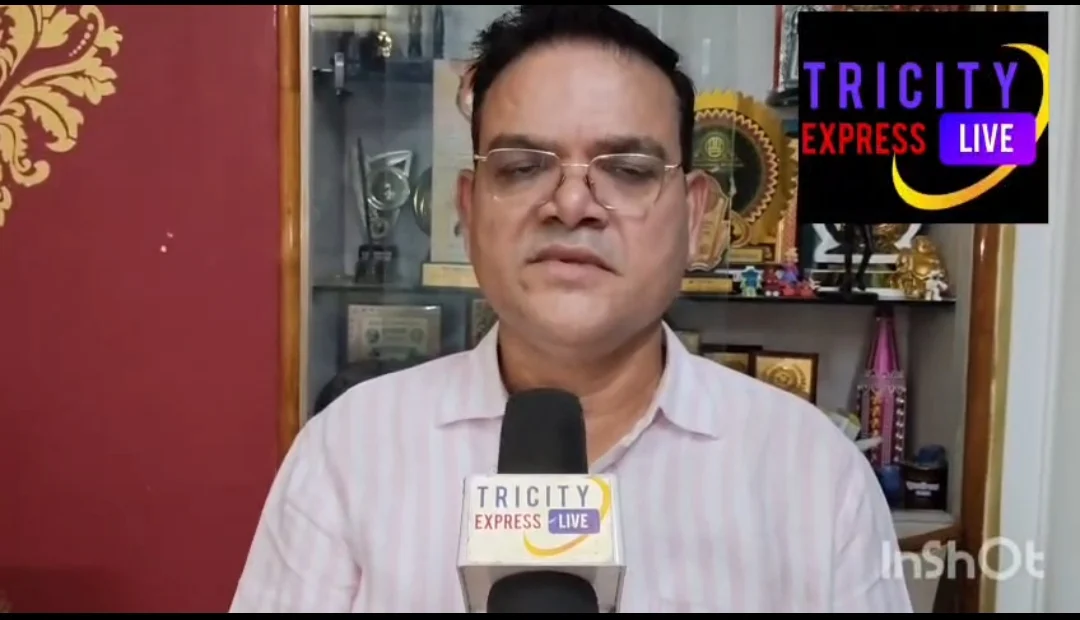 हर्षवर्धन तिवारी प्रदेश किसान मोर्चा के संयोजक से बेमेतरा के विकास के बारे में की गई विशेष चर्चा