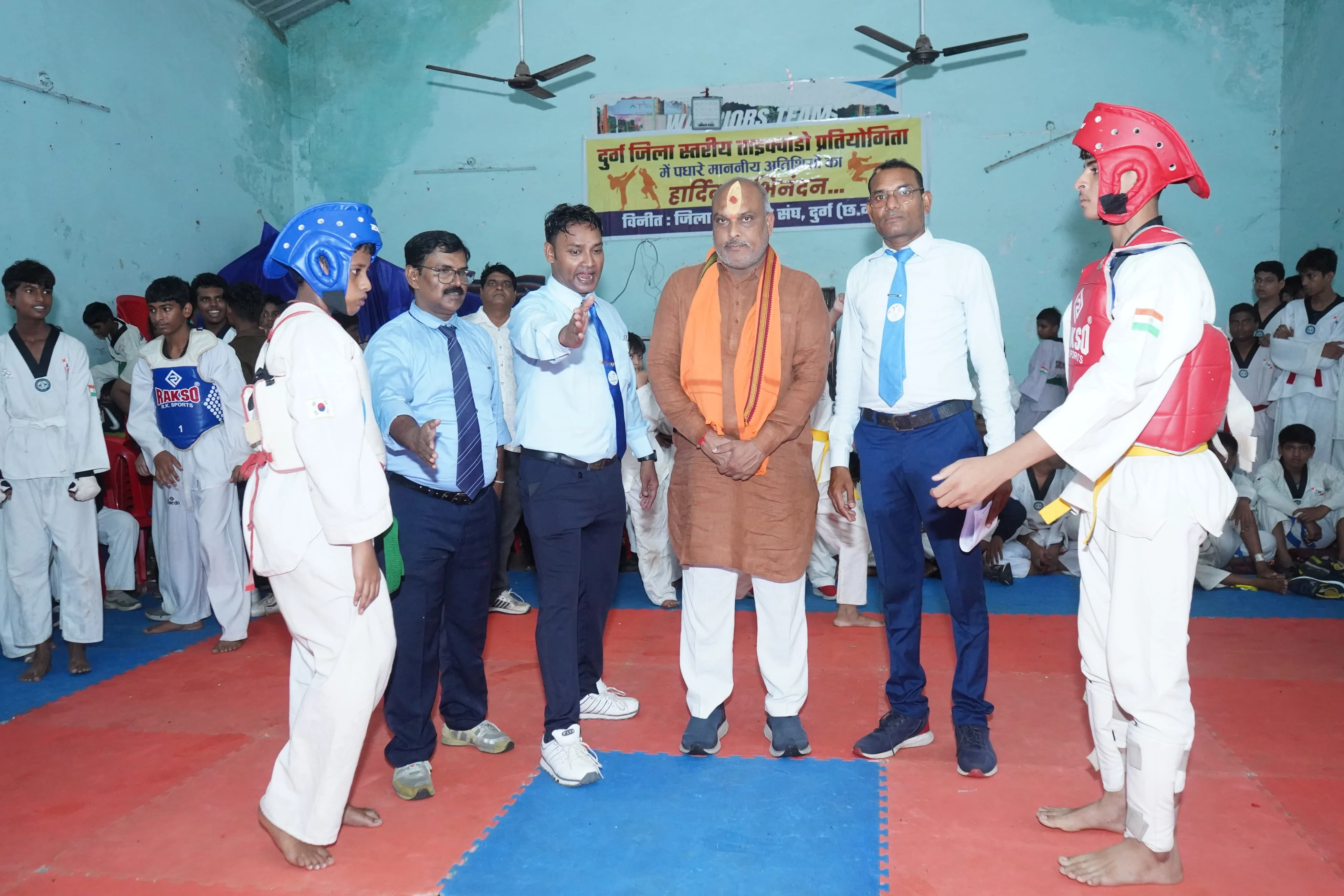 बोरसी सांस्कृतिक भवन में जिला स्तरीय ताइक्वांडो चैंपियनशिप का आयोजन, विधायक ललित चंद्राकर ने खिलाड़ियों का किया उत्साहवर्धन