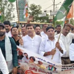 धर्मेंद्र प्रधान के इस्तीफे पर दुर्ग में कांग्रेस का विजय मार्च, जनता और छात्रों के लोकतांत्रिक संघर्ष की जीत बताया, शिक्षा व्यवस्था में व्यापक सुधार की मांग
