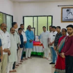 दुर्ग कांग्रेस ने 9 अगस्त क्रांति दिवस पर देश के स्वतंत्रता सेनानियों को किया नमन