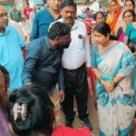 तीन वार्डों में 72.66 लाख रुपये के विकास कार्यों का महापौर अलका बाघमार ने किया भूमिपूजन