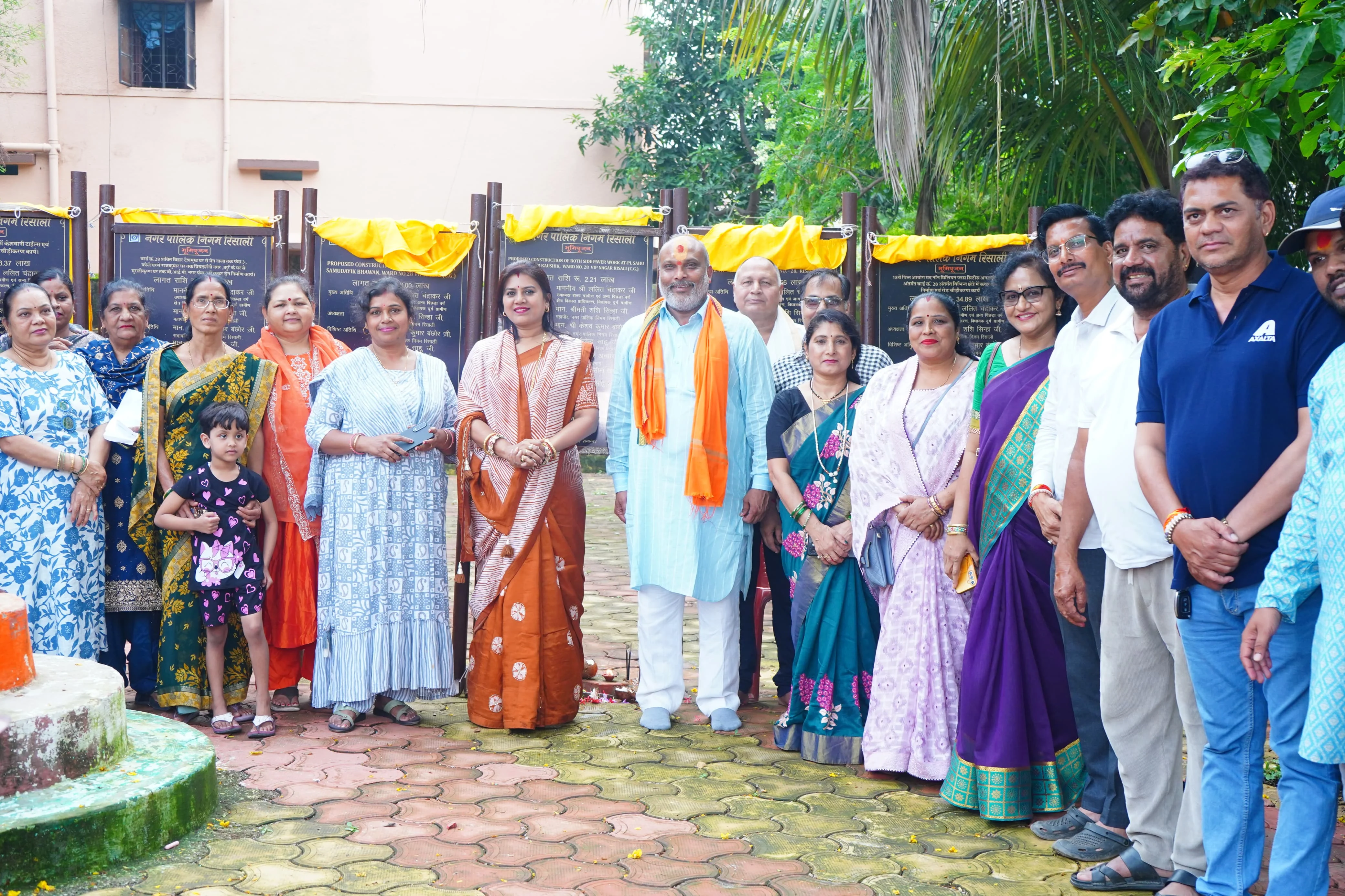 ललित चंद्राकर ने रिसाली वार्ड 27 और 28 को 1.52 करोड़ 98 हजार की नवीन विकास कार्यों की सौगात दी