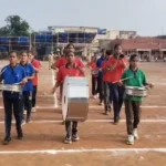 पुलिस अधीक्षक बेमेतरा त्रिलोक बंसल ने सलामी परेड का किया निरीक्षण 
