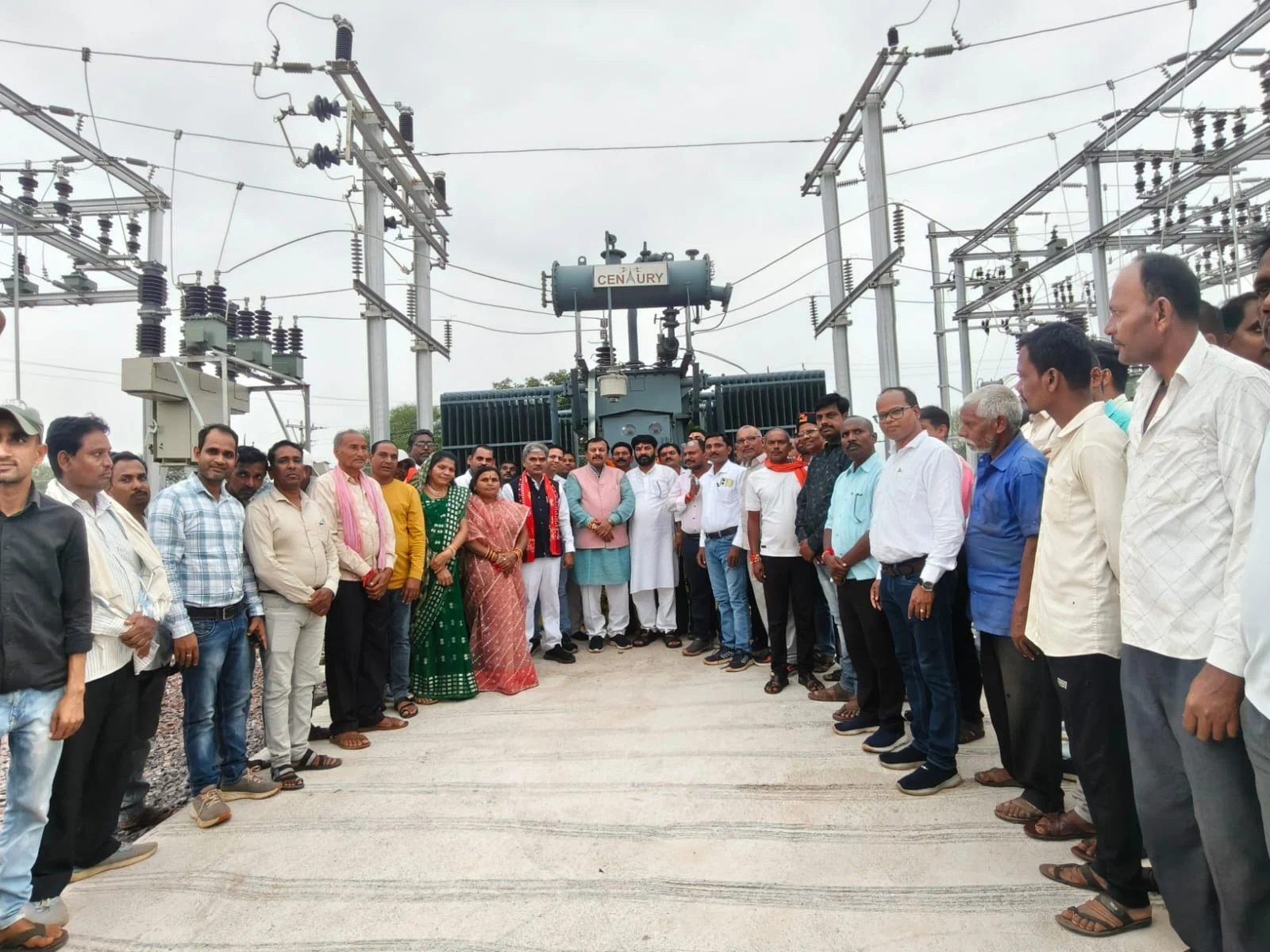 ग्राम सहसपुर में 33/11 केवी विद्युत उपकेंद्र का लोकार्पण संपन्न