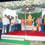 विधायक ललित चंद्राकर निवास में विराजे भगवान गणेश