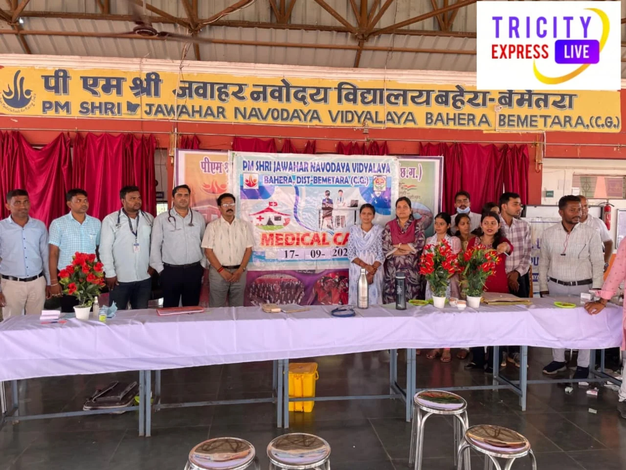 सेवा संकल्प अभियान : पीएम श्री नवोदय विद्यालय कुसमी में सफलतापूर्वक स्वास्थ्य शिविर आयोजित, 377 बच्चों का हुआ स्वास्थ्य परीक्षण