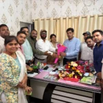 एनएचएम संघ बेमेतरा ने नवपदस्थ CMHO डॉ. शरद कोहाड़े से की सौजन्य मुलाकात