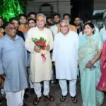 दक्षिण कौशल गणेश उत्सव समिति, पद्मनाभपुर में भूपेश बघेल एवं अरुण वोरा ने की पूजा-अर्चना