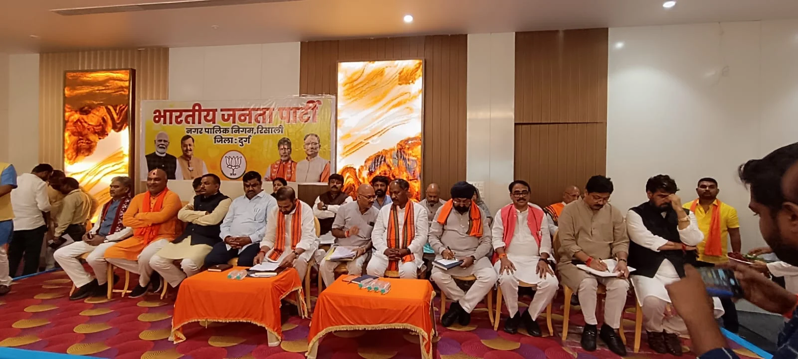 रिसाली नगर निगम चुनाव को लेकर भाजपा ने शुरू किया संगठनात्मक बैठकों का दौर