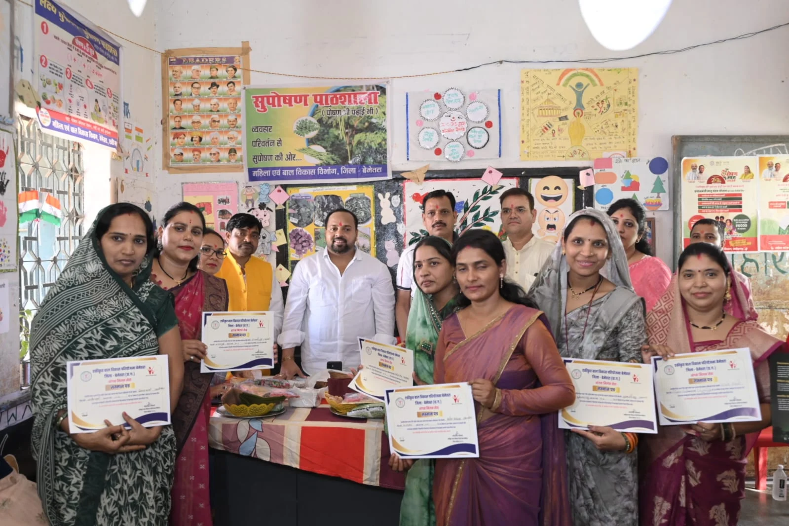 आंगन मिलन उत्सव में शामिल हुए विधायक दीपेश साहू, गर्भवती माताओं की हुई गोद भराई और बच्चों का हुआ अन्नप्राशन