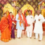 नवरात्रि की पावन नवमी पर विधायक ललित चंद्राकर ने सपरिवार किया माँ सतरूपा शीतला मंदिर में दर्शन-पूजन, क्षेत्रवासियों की सुख-समृद्धि की कामना की