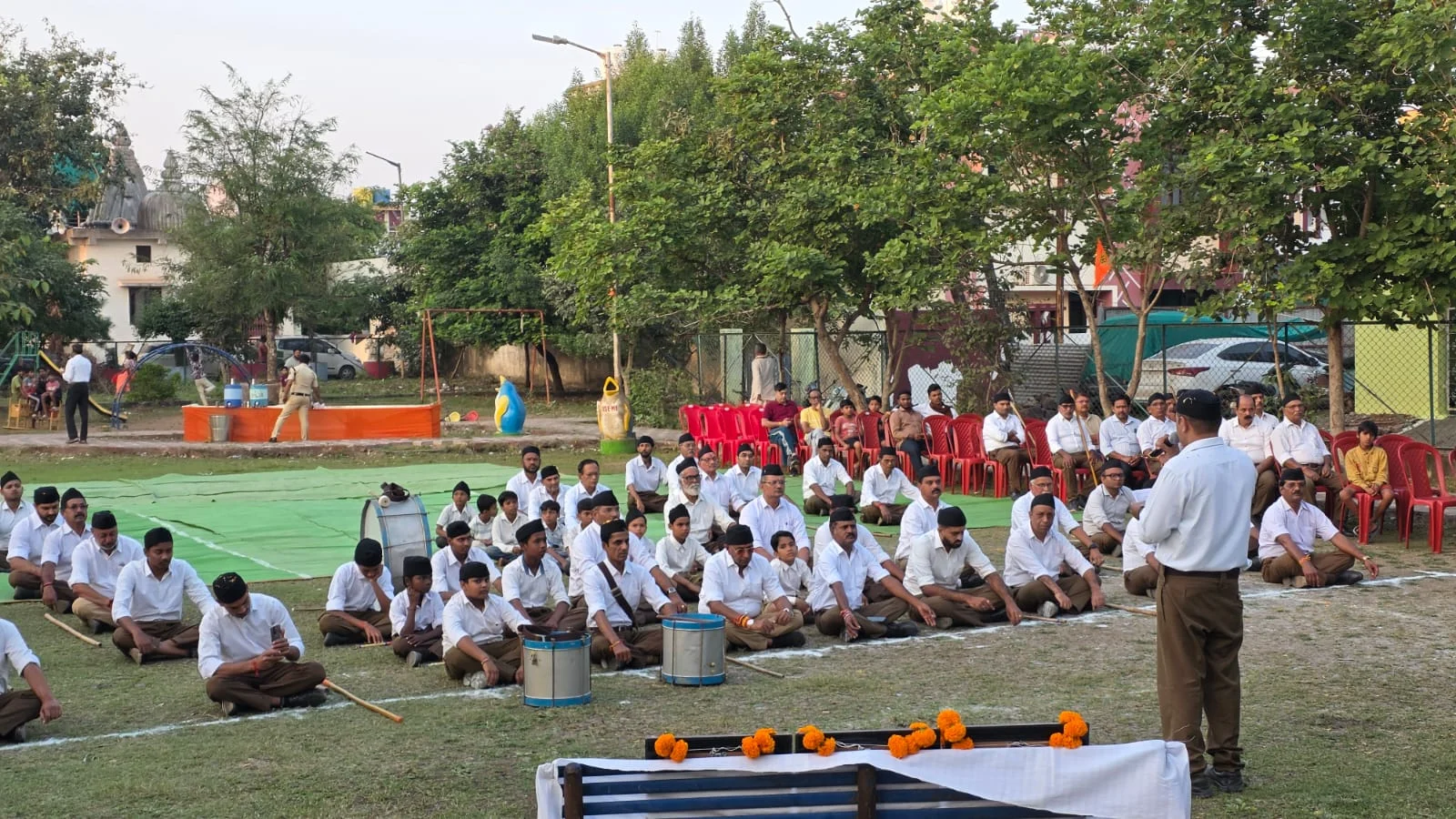 राष्ट्रीय स्वयंसेवक संघ के स्थापना के 100 वर्ष पूर्ण होने पर पथ संचलन